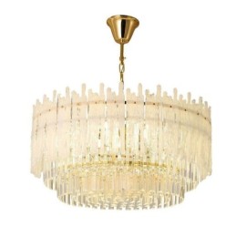 Crystal Round Coral Ceiling Light Pendant Light