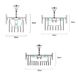 Crystal Round Coral Ceiling Light Pendant Light