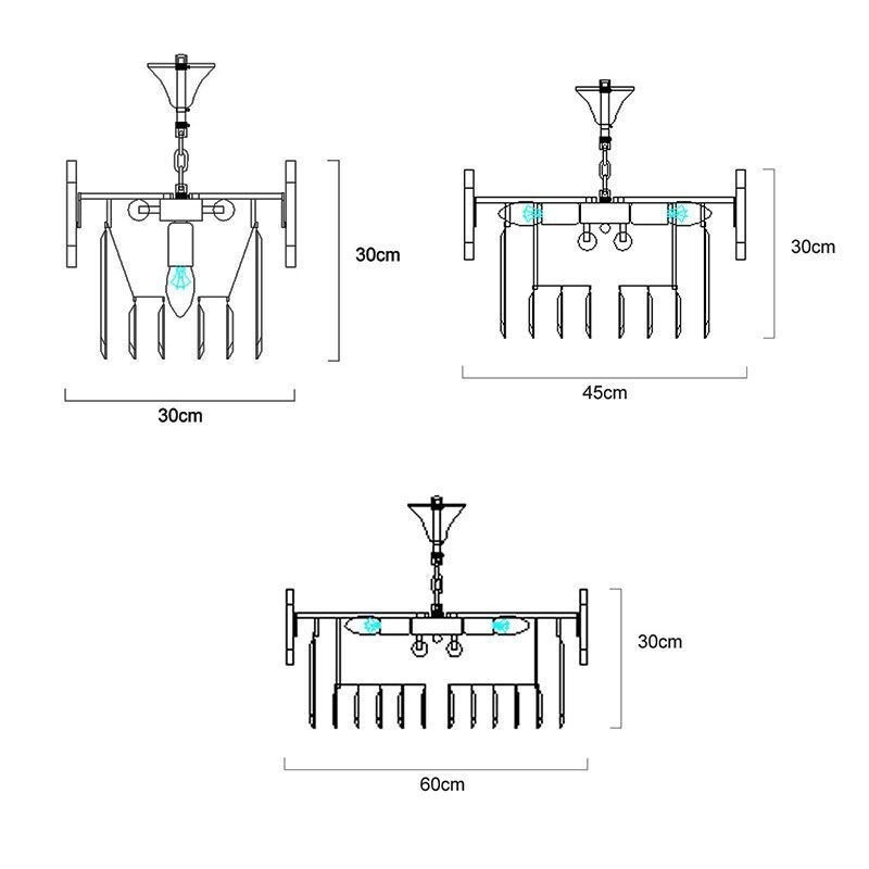 Crystal Round Coral Ceiling Light Pendant Light