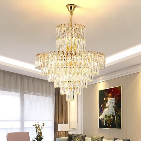 Modern Crystal Pendant Light Contemporary Ceiling Lights Fixtures