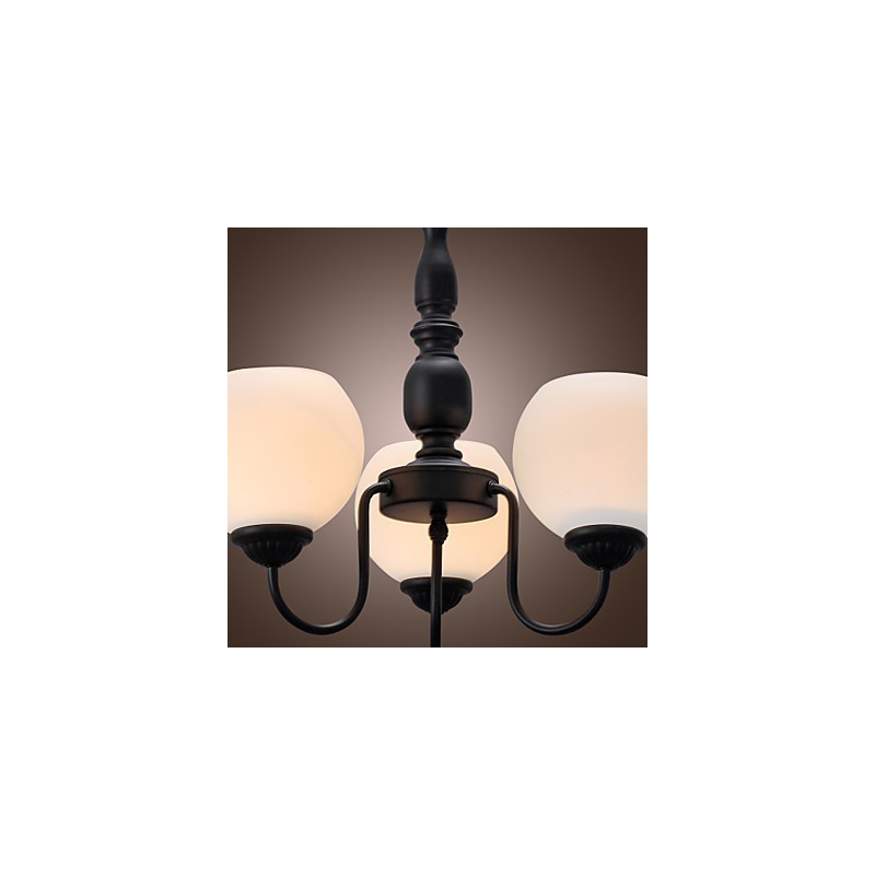 Traditional Classic Candle Style Bronze Chandelier
