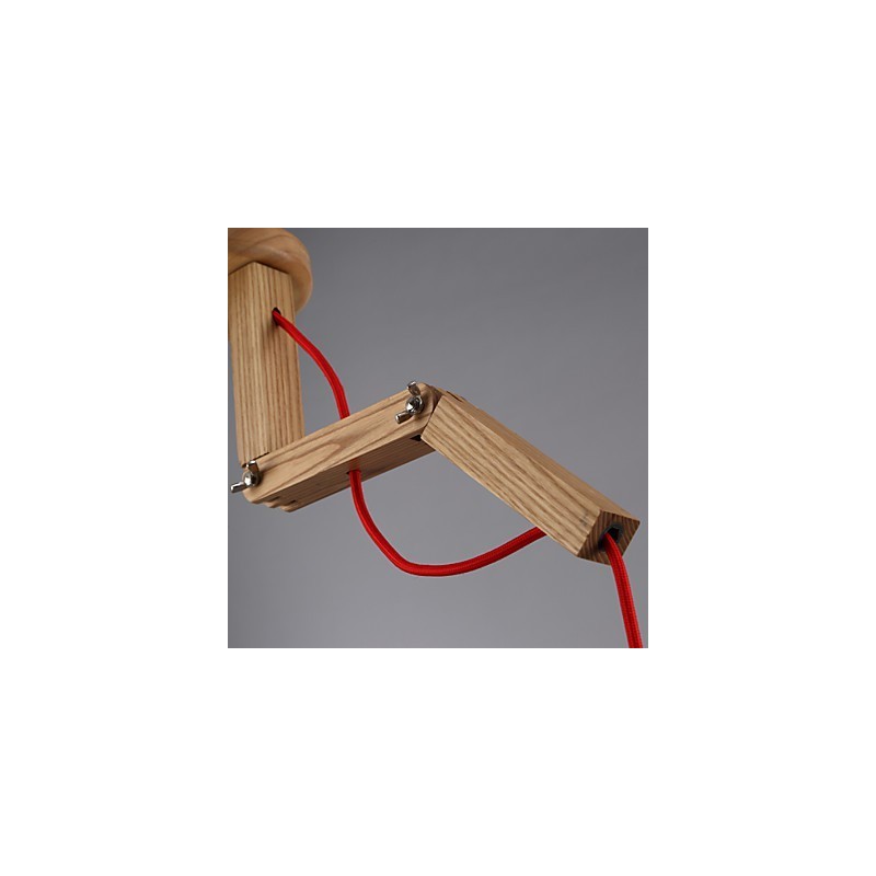 Chandelier Mini Style Modern Contemporary Wood Bamboo