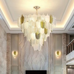 Crystal Elegant Leaf Pendant Light Ceiling Pendant Light