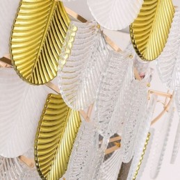 Crystal Elegant Leaf Pendant Light Ceiling Pendant Light