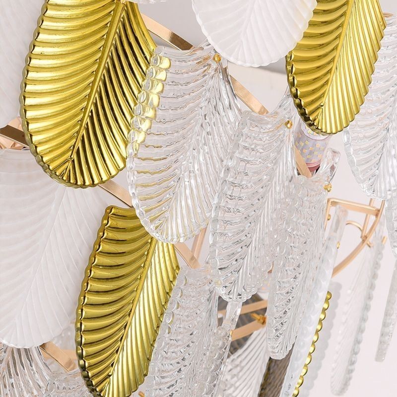 Crystal Elegant Leaf Pendant Light Ceiling Pendant Light