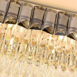 K9 Crystal Pendant Light Luxury Oval Hanging Light