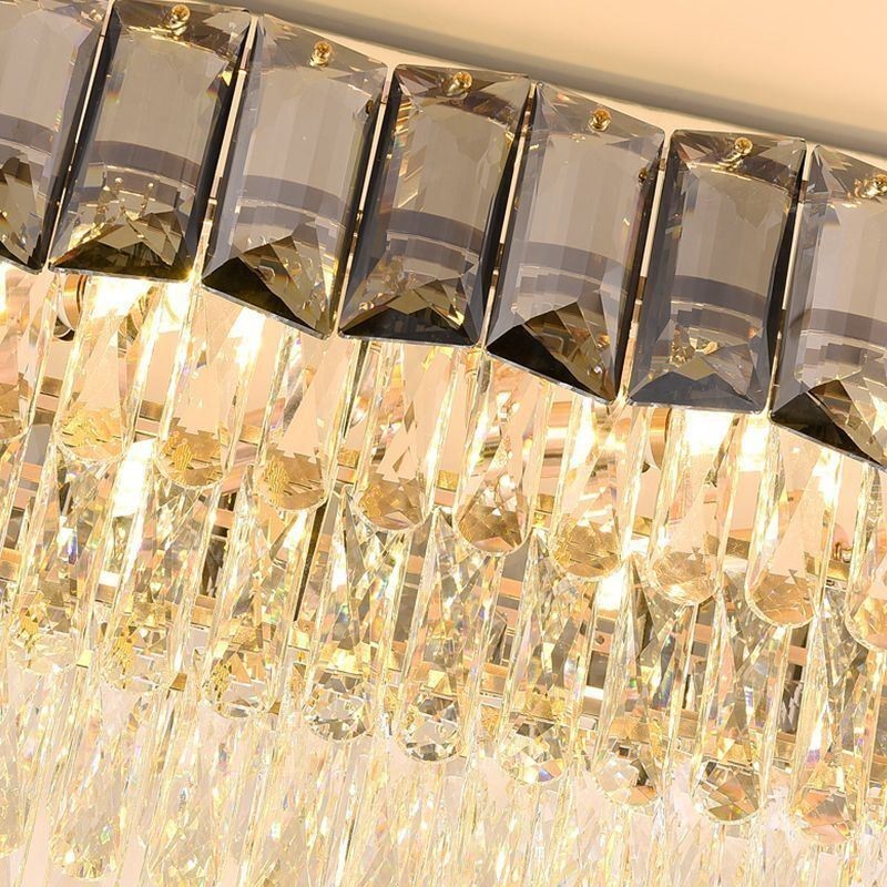 K9 Crystal Pendant Light Luxury Oval Hanging Light