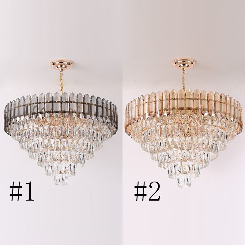 Modern Crystal Pendant Light Ceiling Lighting Fixture