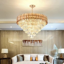 Modern Crystal Pendant Light Ceiling Lighting Fixture