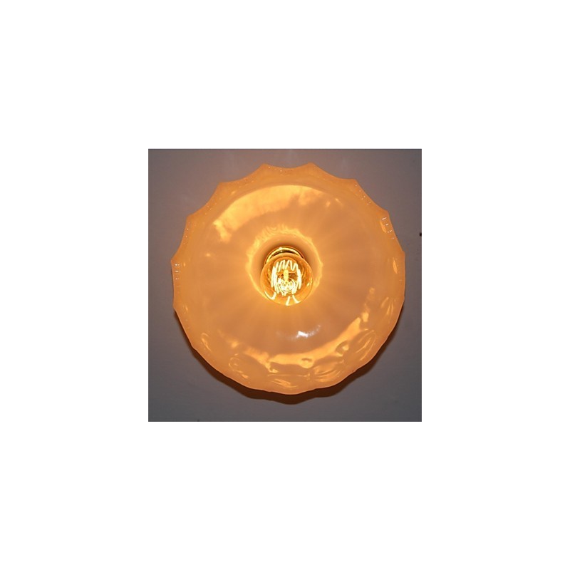 Imitation Jade Glass Retro 1 Head Lotus Ceiling Light