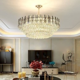 European Pendant Light Modern K9 Crystal Lighting