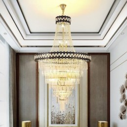 Luxurious Pendant Light Crystal Ceiling Light Fixture