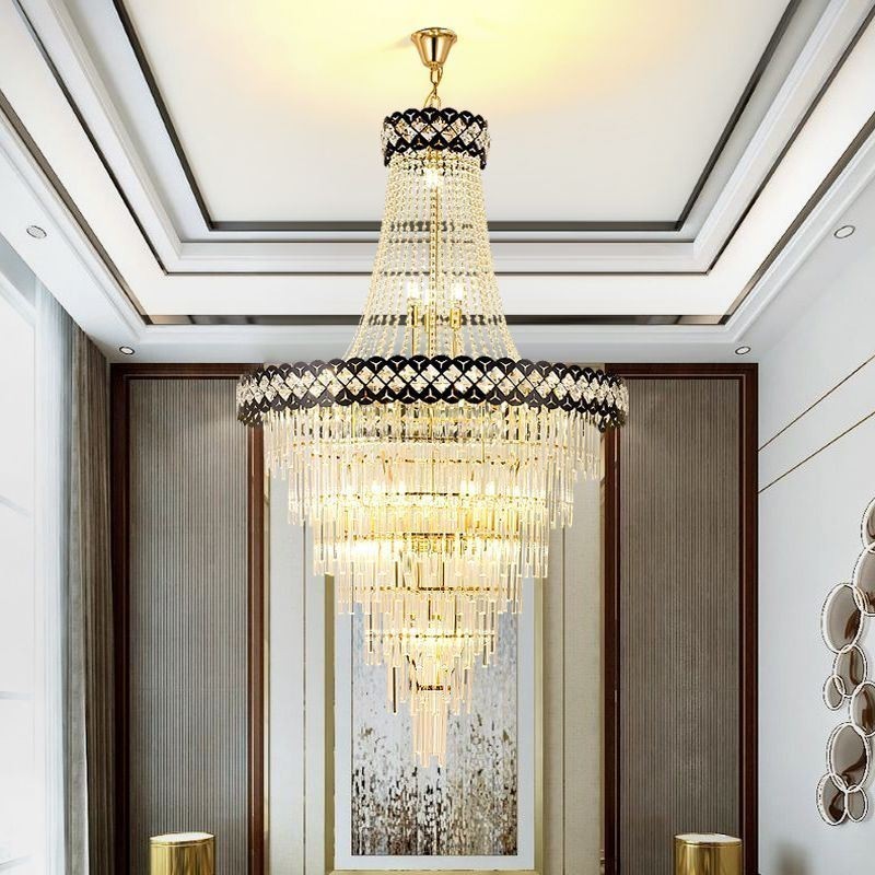 Luxurious Pendant Light Crystal Ceiling Light Fixture