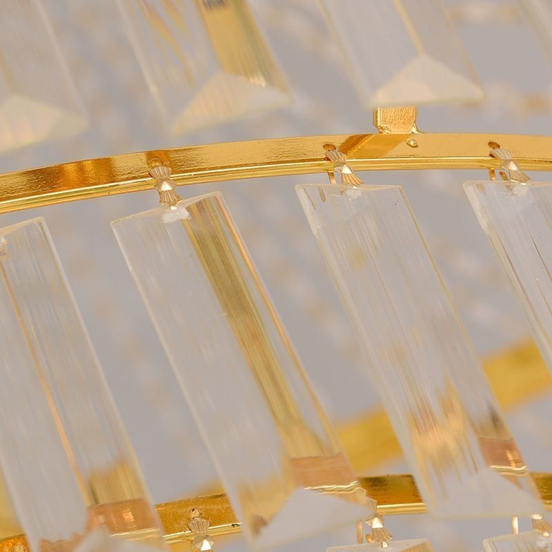 European Crystal Pendant Light Contemporary Ceiling Lamp