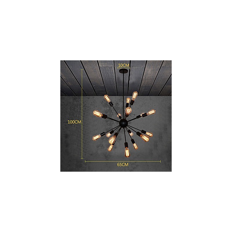 Country Designers Antique Brass Metal Chandelier