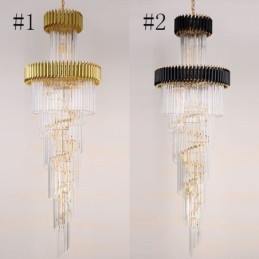 Modern K9 Crystal Pendant Lamp Ceiling Light Fixture