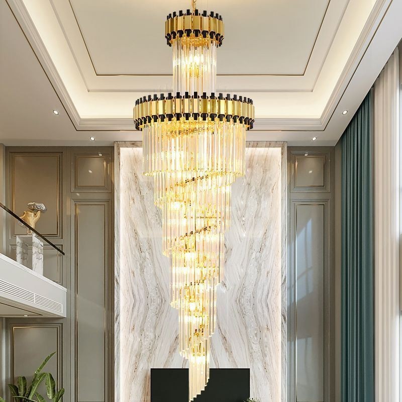 Crystal Pendant Light Modern Spectacular K9 Ceiling Light