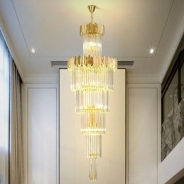 Modern Crystal Ceiling Light Fixture Pendant Lamp Dining Foyer