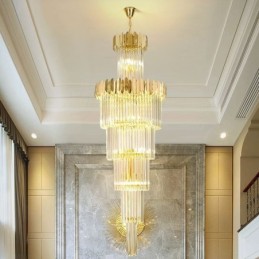 Modern Crystal Ceiling Light Fixture Pendant Lamp Dining Foyer