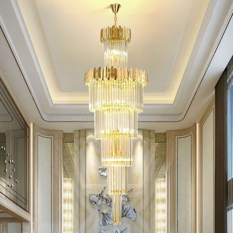 Modern Crystal Ceiling Light Fixture Pendant Lamp Dining Foyer