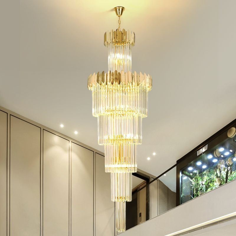 Modern Crystal Ceiling Light Fixture Pendant Lamp Dining Foyer