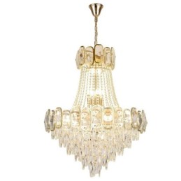 Modern Crystal Pendant Light Round Ceiling Lighting Fixture