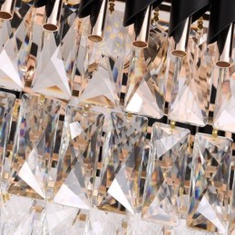 Crystal Pendant Light Oval Ceiling Light Fixture