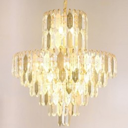 Modern Crystal Pendant Light Contemporary Ceiling Lamp