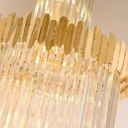 European Pendant Light Crystal Hanging Light Stairs Foyerway