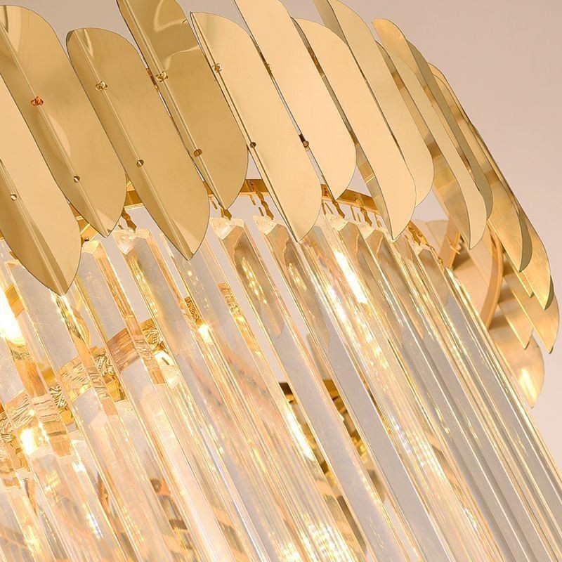 European Pendant Light Crystal Hanging Light Stairs Foyerway