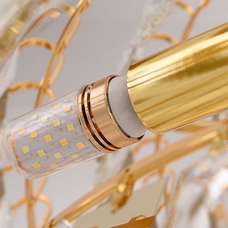 European Pendant Light Crystal Hanging Light Stairs Foyerway