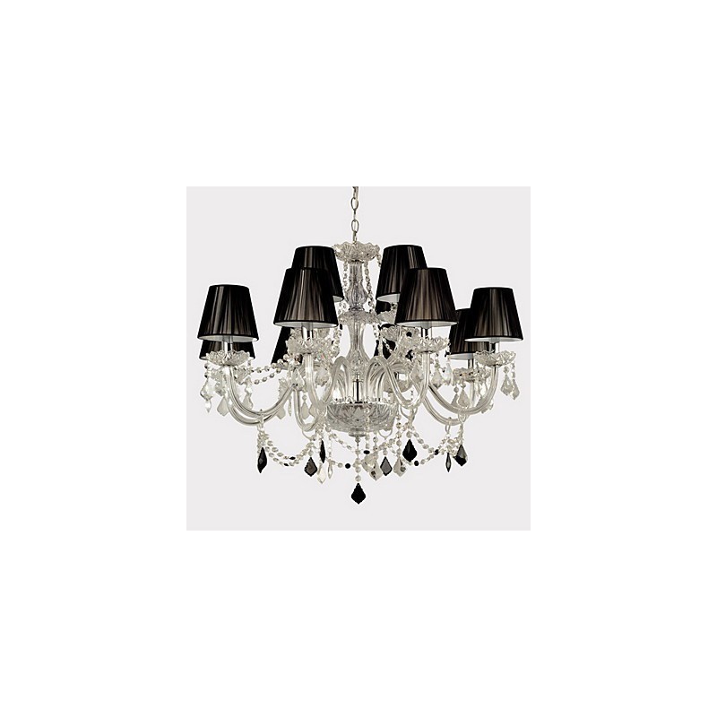 Elegant Crystal Chandelier with 12 Lights