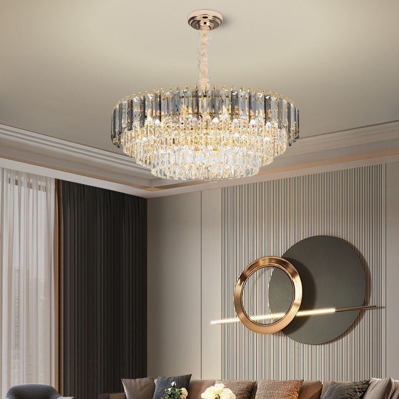 Crystal Pendant Light Luxury Ceiling Lighting 12 16 Lights