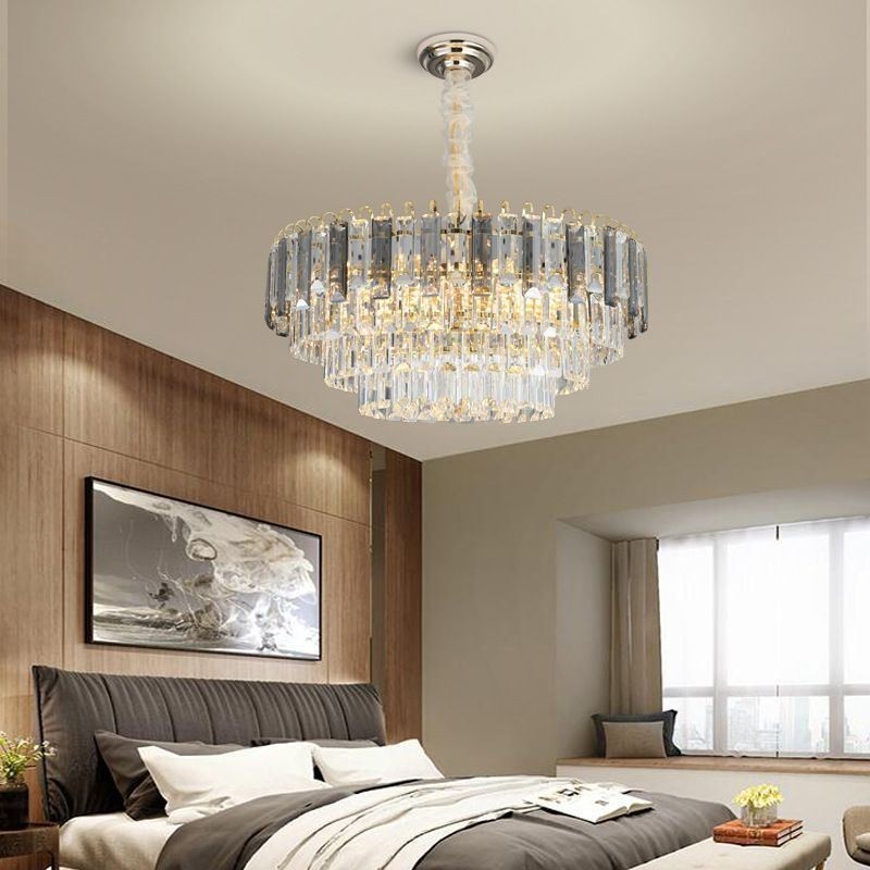 Crystal Pendant Light Luxury Ceiling Lighting 12 16 Lights