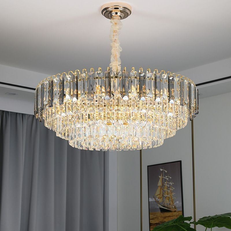 Crystal Pendant Light Luxury Ceiling Lighting 12 16 Lights