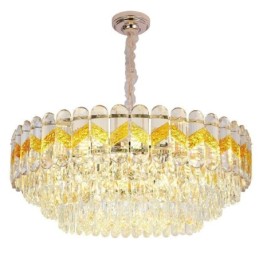 Luxury Pendant Light Crystal Ceiling Lighting Fixture 9 12 16 Lights