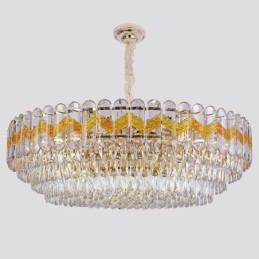 Luxury Pendant Light Crystal Ceiling Lighting Fixture 9 12 16 Lights