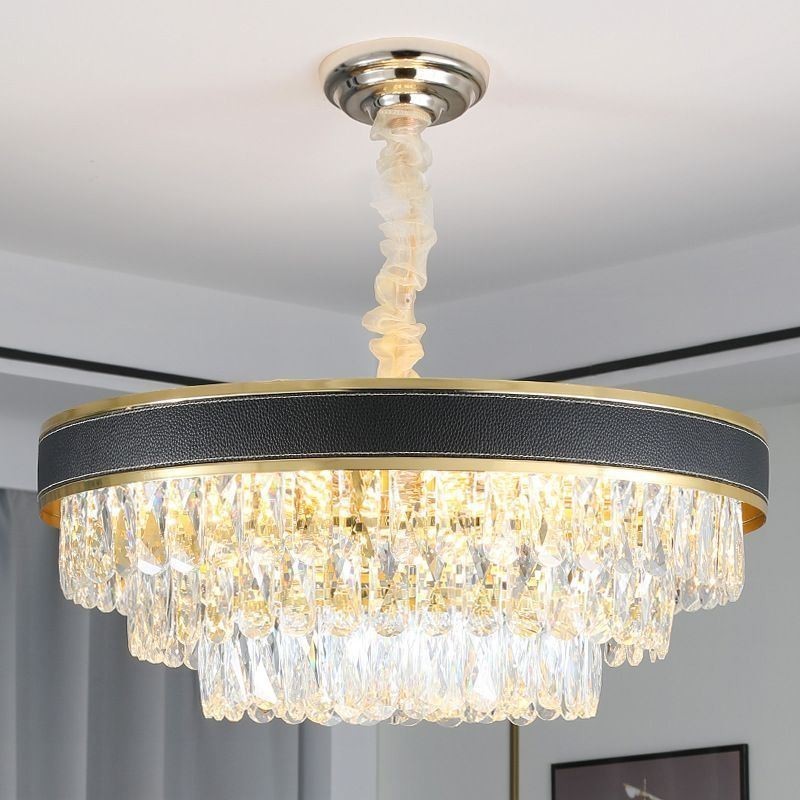 Modern Pendant Light Crystal Ceiling Light 9 12 16 Lights