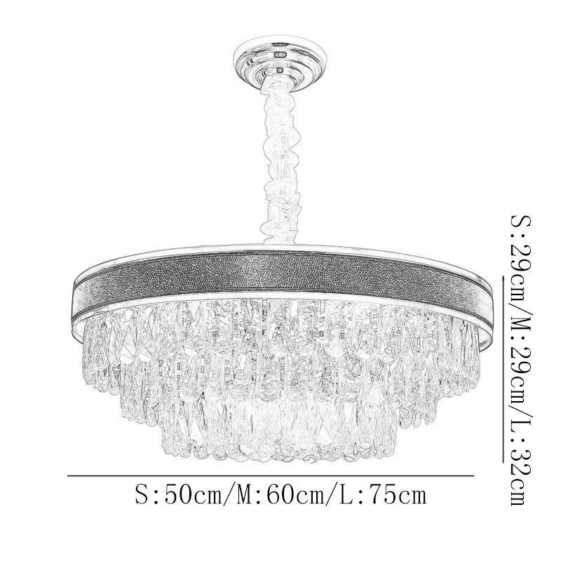 Modern Pendant Light Crystal Ceiling Light 9 12 16 Lights