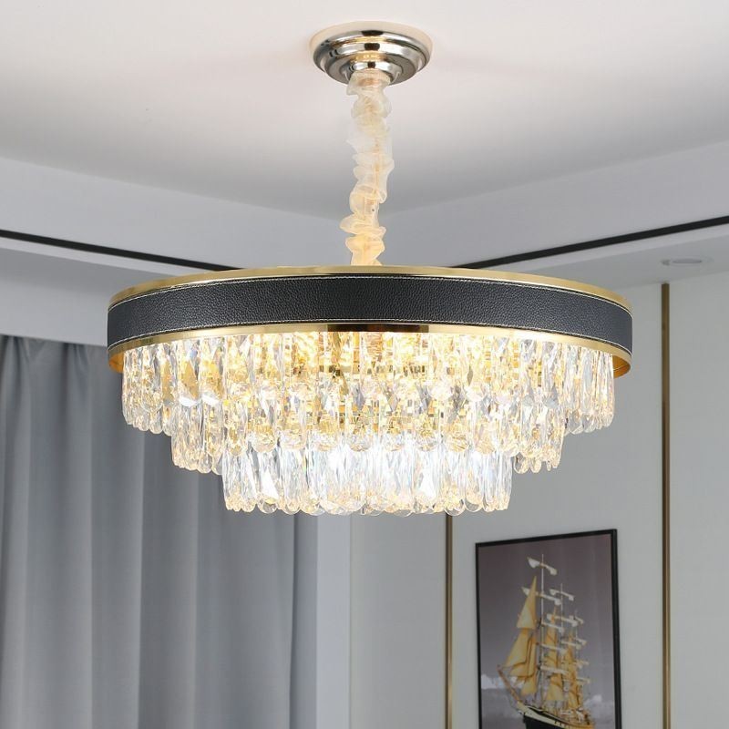 Modern Pendant Light Crystal Ceiling Light 9 12 16 Lights