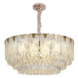 Crystal Pendant Light Lacy Round Ceiling Lighting Fixture