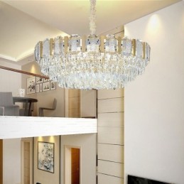 Crystal Pendant Light Round Ceiling Light Fixture