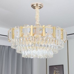 Crystal Pendant Light Round Ceiling Light Fixture