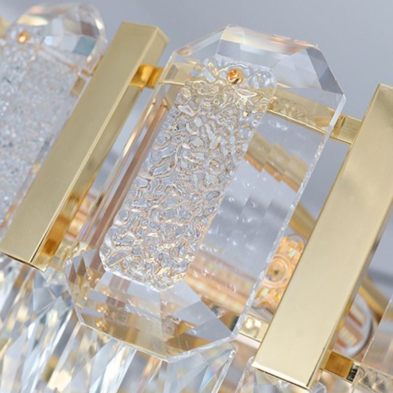 Crystal Pendant Light Round Ceiling Light Fixture