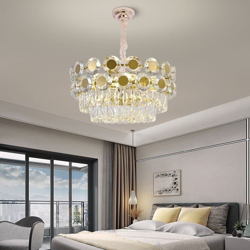 Modern Crystal Pendant Light Ceiling Lighting Fixture