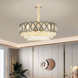 Crystal Pendant Light Modern Lacy Ceiling Light Fixtures