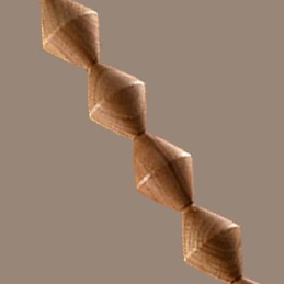 Traditional Classic Mini Style Wood Bamboo Chandelier