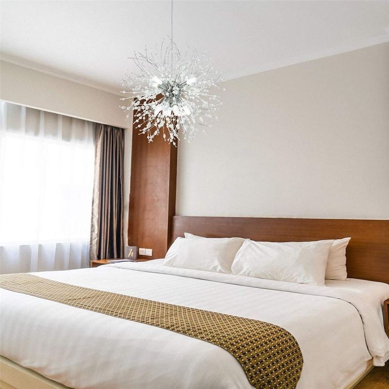 Firework Chandelier 8 Lights Dandelion Pendant Light