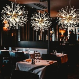 Firework Chandelier 8 Lights Dandelion Pendant Light