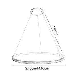 Pendant Light Acrylic Circle Hanging Light